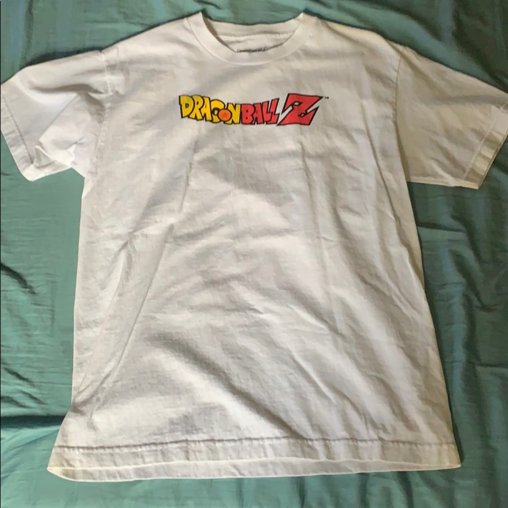 Dragon ball z white graphic t shirt